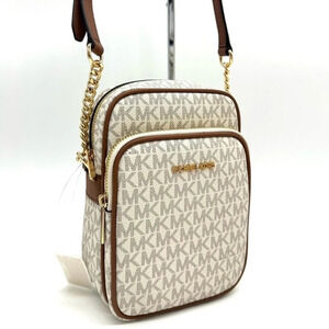 Michael Kors Medium NS Chain Xbody Bag Vanilla